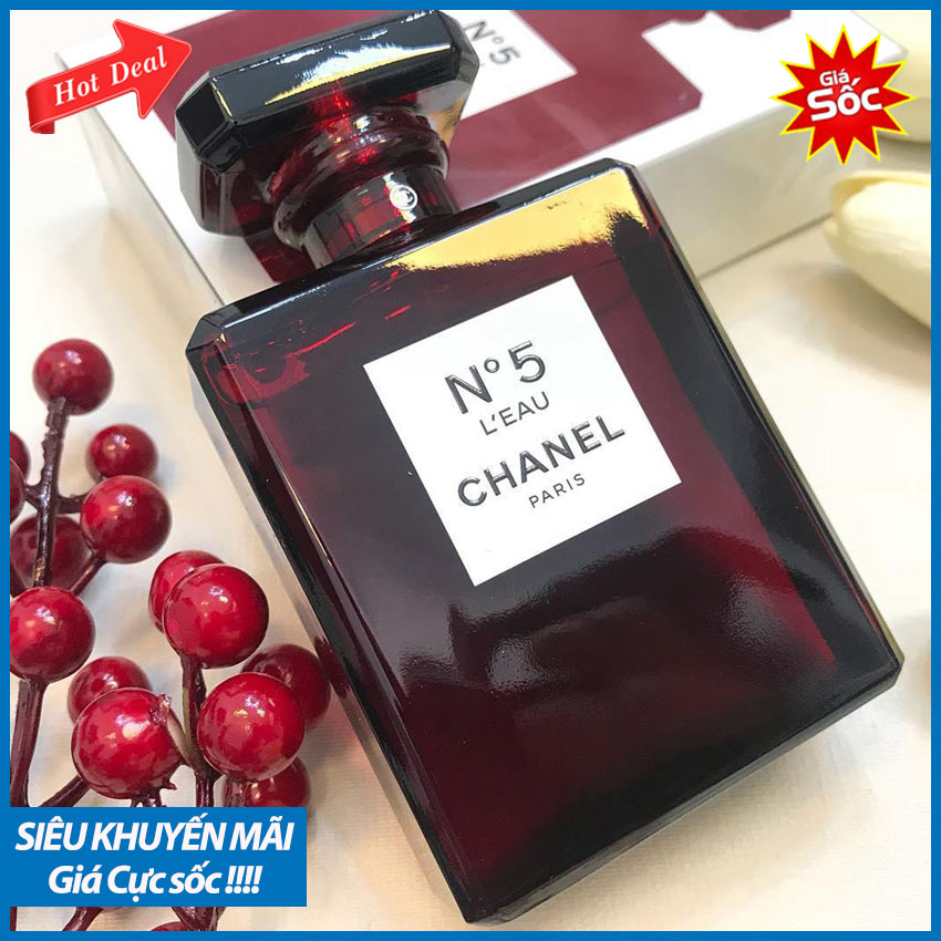 [HÀNG SIÊU SALE] Nước Hoa Nữ Cao Cấp 100ml; Nước Hoa Hương Thơm Lâu; Hương thơm mới của N5 Red Edition cực kỳ ma mị và lôi cuốn, mang đến sự hoàn hảo tối thượng cho người dùng