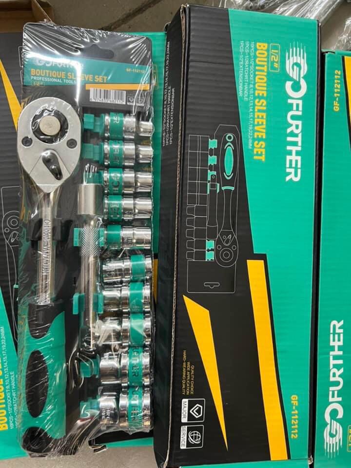 Bộ khẩu 1/2- bộ tuýp tự động 12 chi tiết Go Futher hàng cao cấp