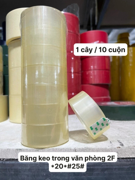 Băng keo trong văn phòng 1.8F loại dày 18m