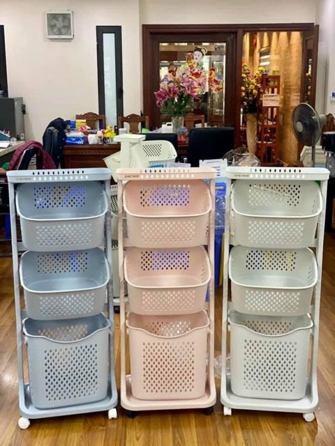 Kệ nhựa 3 tầng