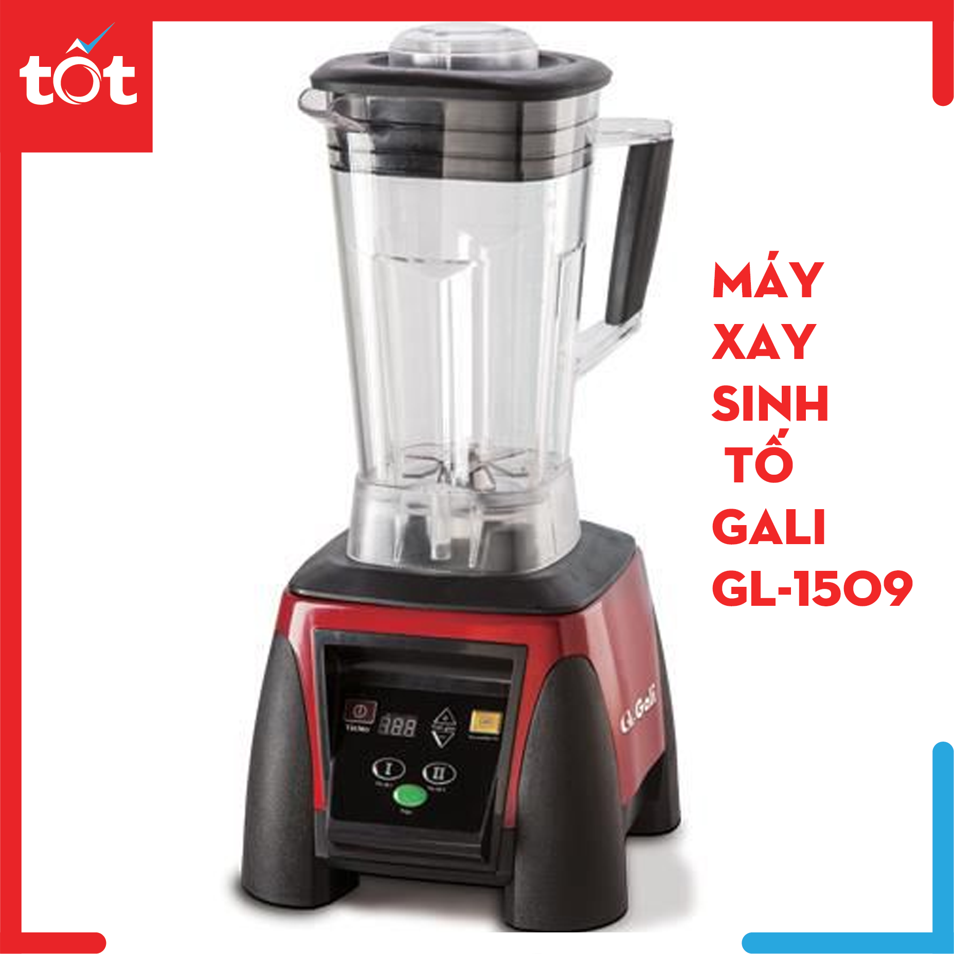 Máy xay sinh tố đa năng gali gl-1509 - công suất 1800w