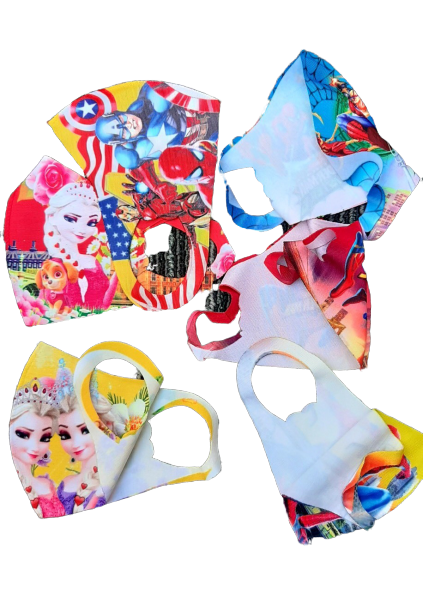 [HCM]COMBO 10 CÁI - KHẨU TRANG 3D VẢI SU CHO EM BÉ ĐỦ HÌNH HOẠT HÌNH - KHẨU TRANG 3D CHO EM BÉ