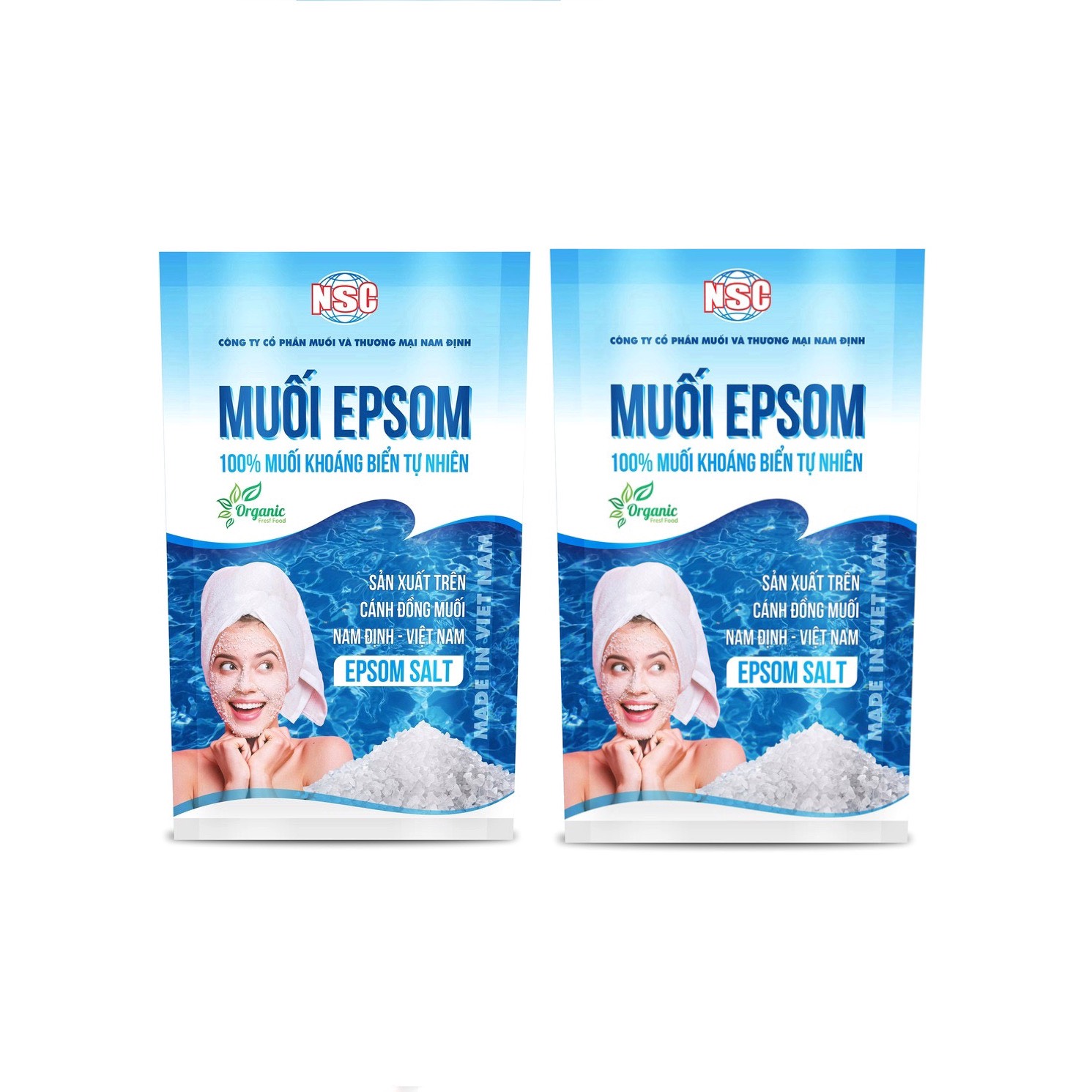 Muối khoáng epsom 200gr thư giãn, lưu thông khí huyết, làm đẹp dưỡng da - TADA shop