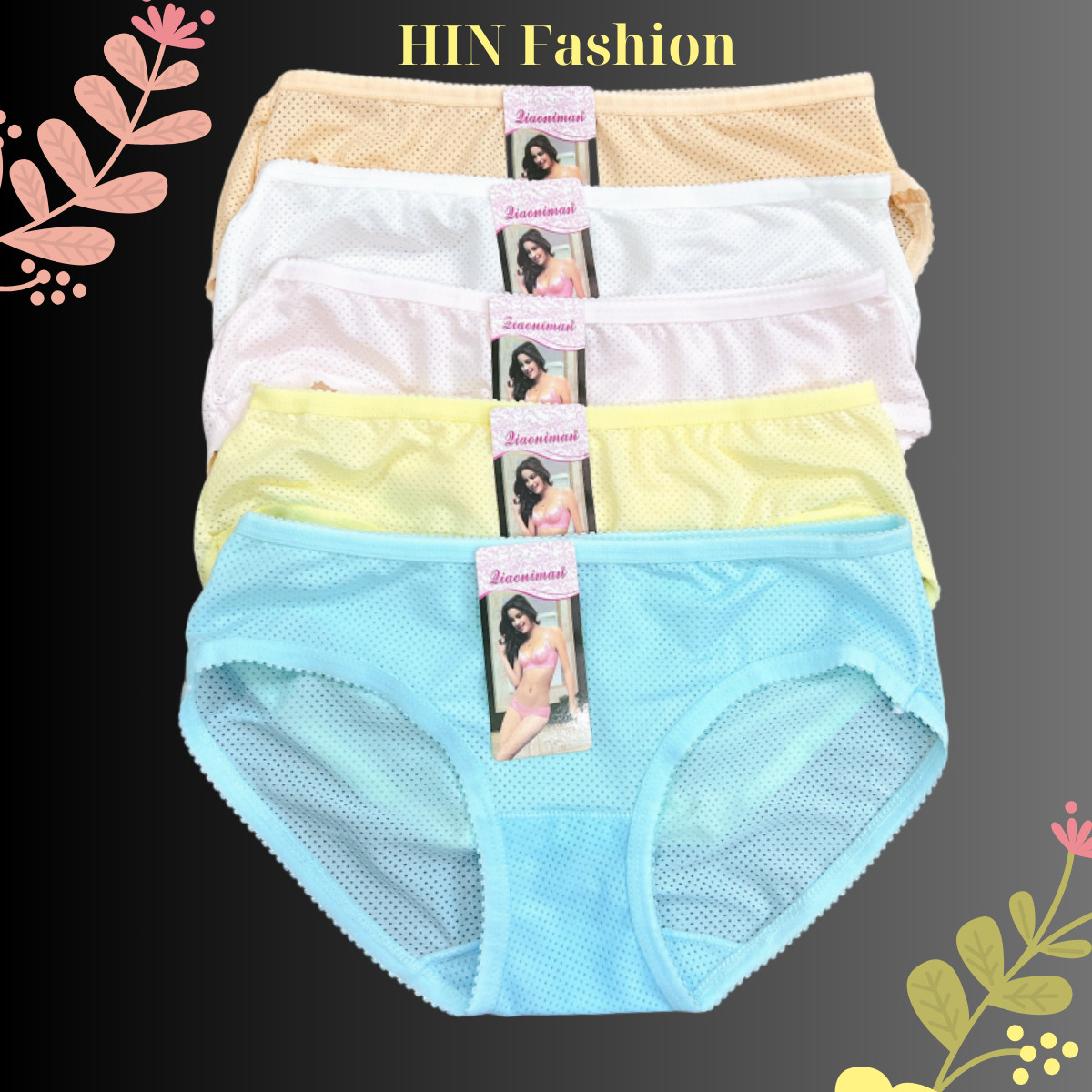 1 chiếc quần lót nữ su thông hơi (freesize 40-53kg) - chất vải cực mềm mịn và thoáng mát - HIN Fashion N06