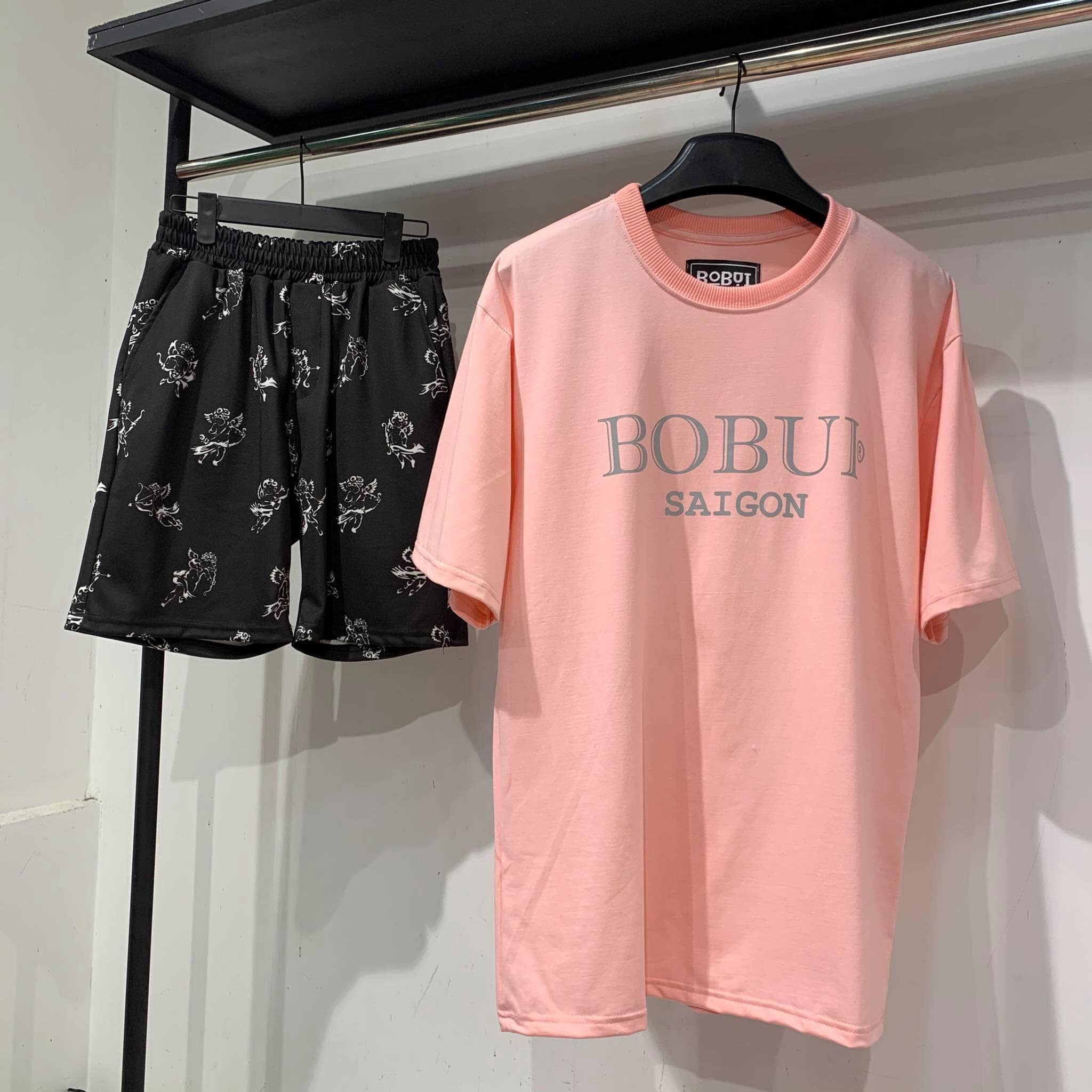 Áo phông Bobui Saigon Phản Quang - Tee Bobui phát sáng - Over Bobui Unisex chất đẹp Vàng / Hồng / Đỏ / Xanh / Đen