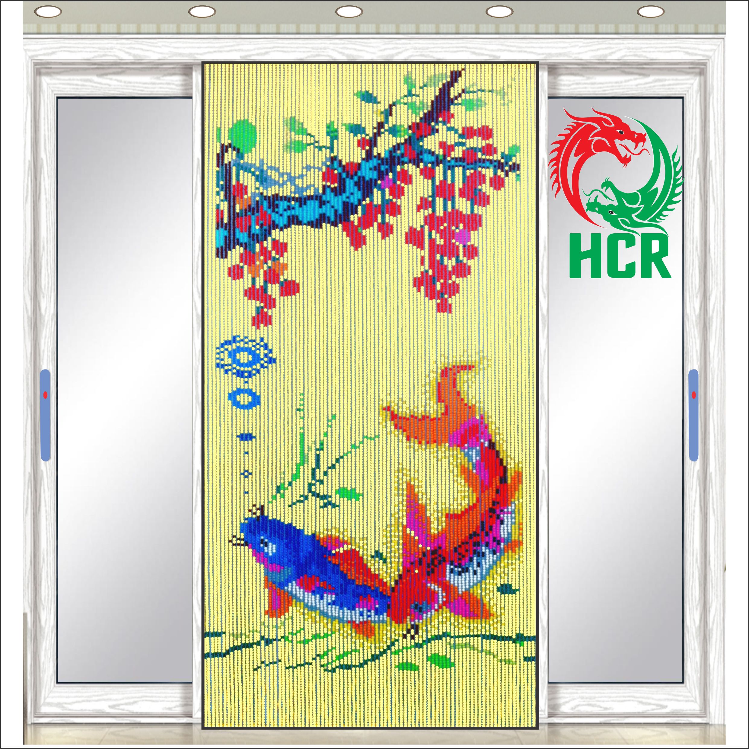 Màn hạt nhựa - Công ty Hai Con Rồng - Code 830 Cá Chép