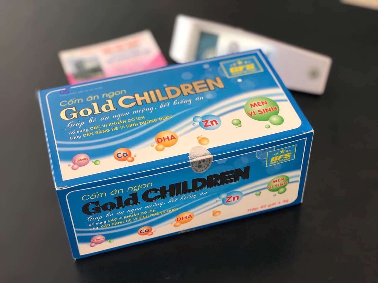 Gold Children Cốm ăn ngon. Hỗ trợ giúp bé ăn ngon, tiêu hoá tốt