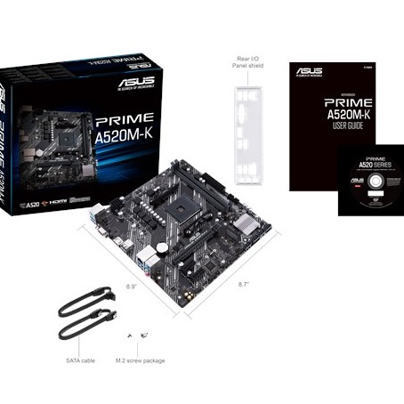Bo mạch chủ mainboard asus prime a520m-k -hàng chính hãng