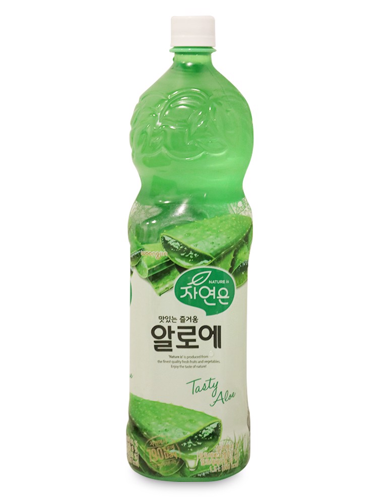 Nước Nha Đam Lô Hội Tự Nhiên WoongJin Hàn Quốc 41% Chai PET 1.5L