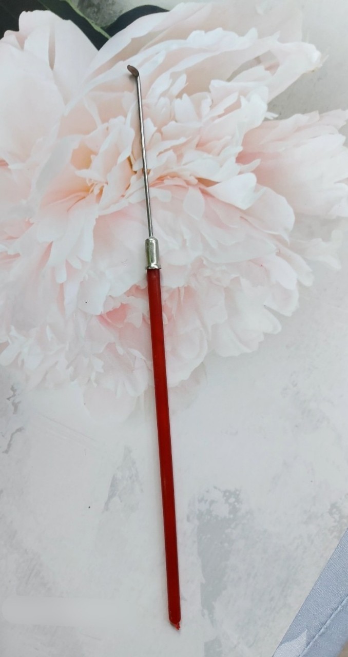 Cây lấy rái tai, móc tai cán nhựa 17 cm