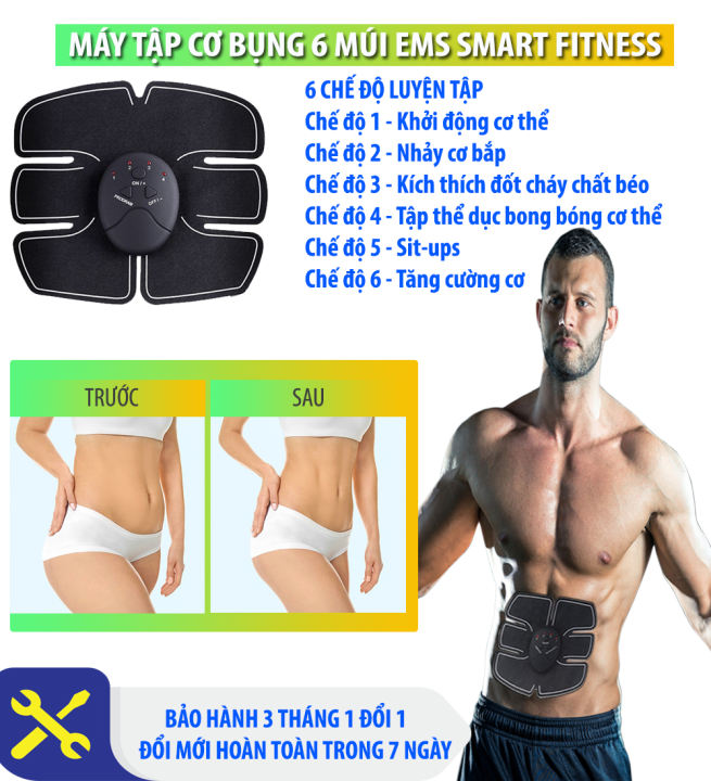 Miếng Dán Tập Cơ Bụng Tại Nhà 6 Múi - Sở Hữu Cơ Bụng Săn Chắc , Mang Đến Sự Hài Lòng Về Cơ Thể Trong Mùa Dịch