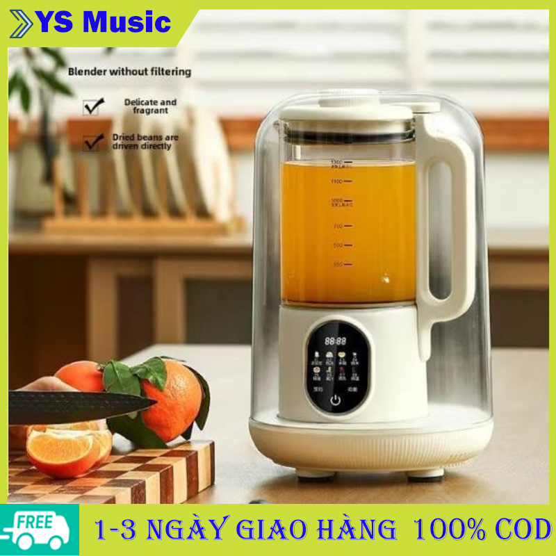Máy Làm Sữa Hạt Đa Năng, Máy Ép Trái Cây, Máy Xay Đa Năng, Máy làm sữa đậu nành - Công Suất 900W, Dung Tích 1500ML