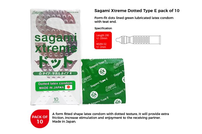 BAO CAO SU SAGAMI XTREME WHITE SIÊU MỎNG CÓ GAI KÍCH THÍCH HỘP 10C