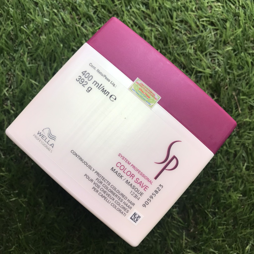 Hấp dầu ủ tóc nhuộm Wella SP Colore Save Mask 400ml