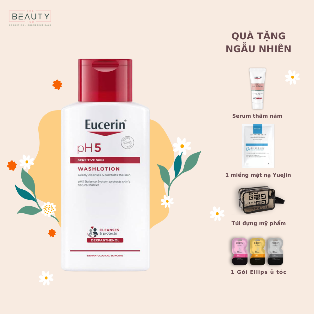 Sữa tắm eucerin cho da nhạy cảm ph5 washlotion 200ml