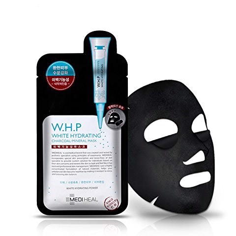 Mặt nạ than hoạt tính Mediheal W.H.P White Hydrating Black Mask EX 25ml (Miếng lẻ)