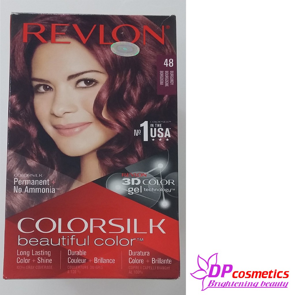 Thuốc Nhuộm Tóc Revlon Colorsilk 48 - Đỏ ánh tím