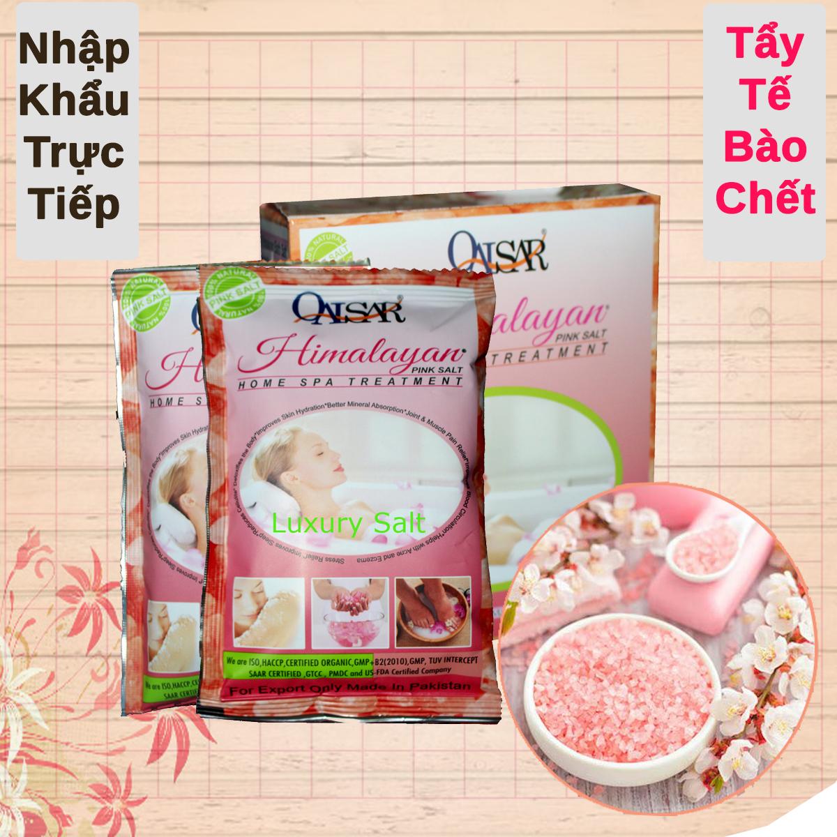 [HCM]Muối Tắm Himalaya nhập khẩu pakistan 1Kg2 tẩy tế bào chết tắm trắng muối tắm dương da mịn da