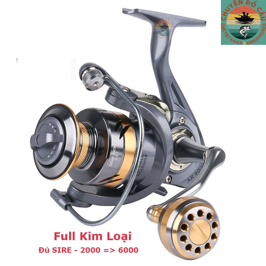 Máy câu cá - Chính hãng Deukio 2020 - Kim loại cao cấp AR - DK01