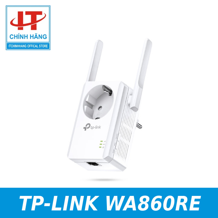 Bộ Mở Rộng Sóng Wi-Fi Tốc Độ 300Mbps Cho Dòng AC Đi Qua - TL-WA860RE - Hàng Chính Hãng