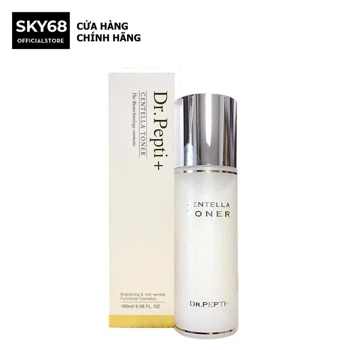  Nước Hoa Hồng Chống Lão Hóa Phục Hồi Tế Bào Da Dr.Pepti Centella Toner 180ml 