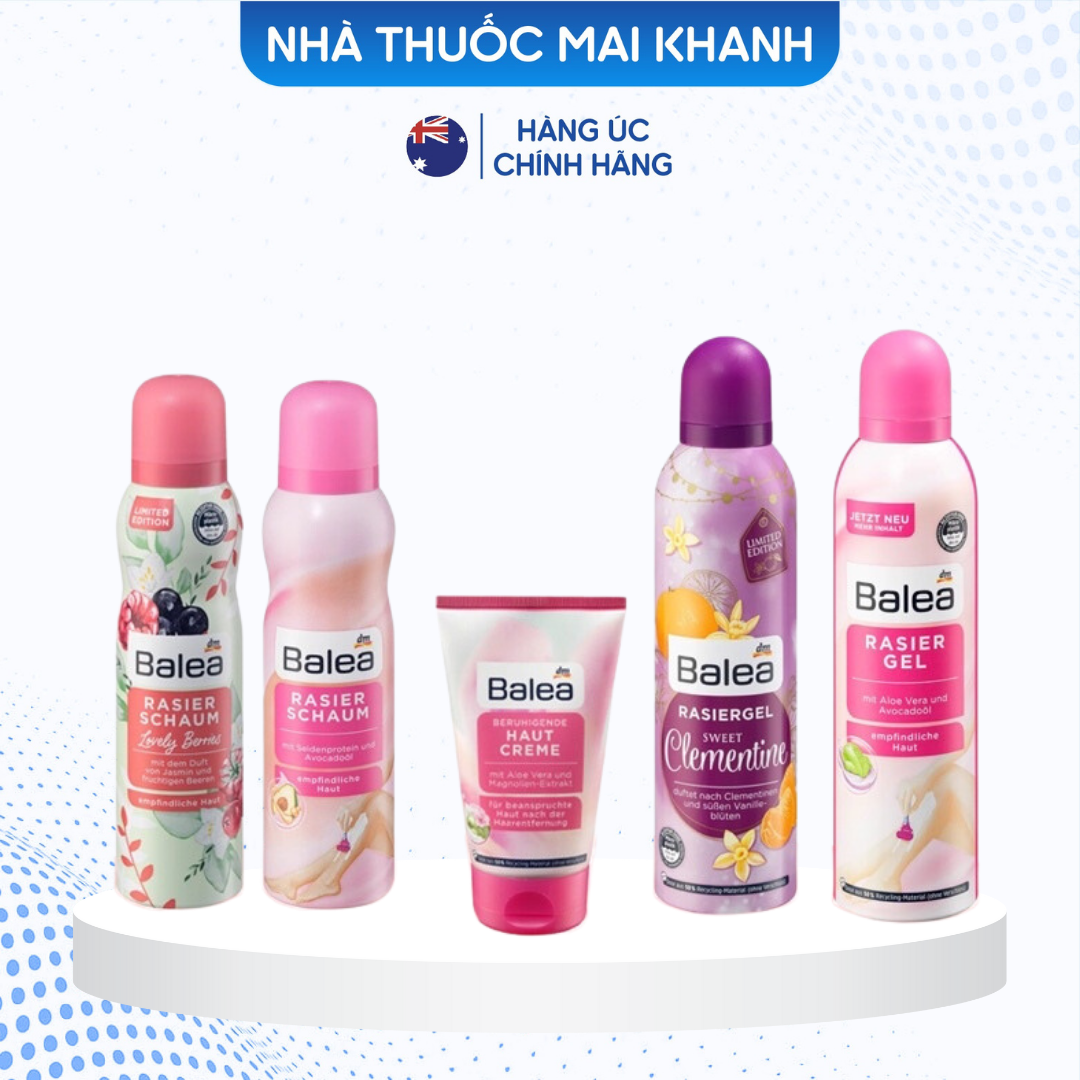 Bọt tẩy lông, Gel tẩy lông Balea 200ml