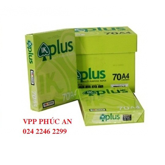 Giấy a4 ik plus 70 gsm