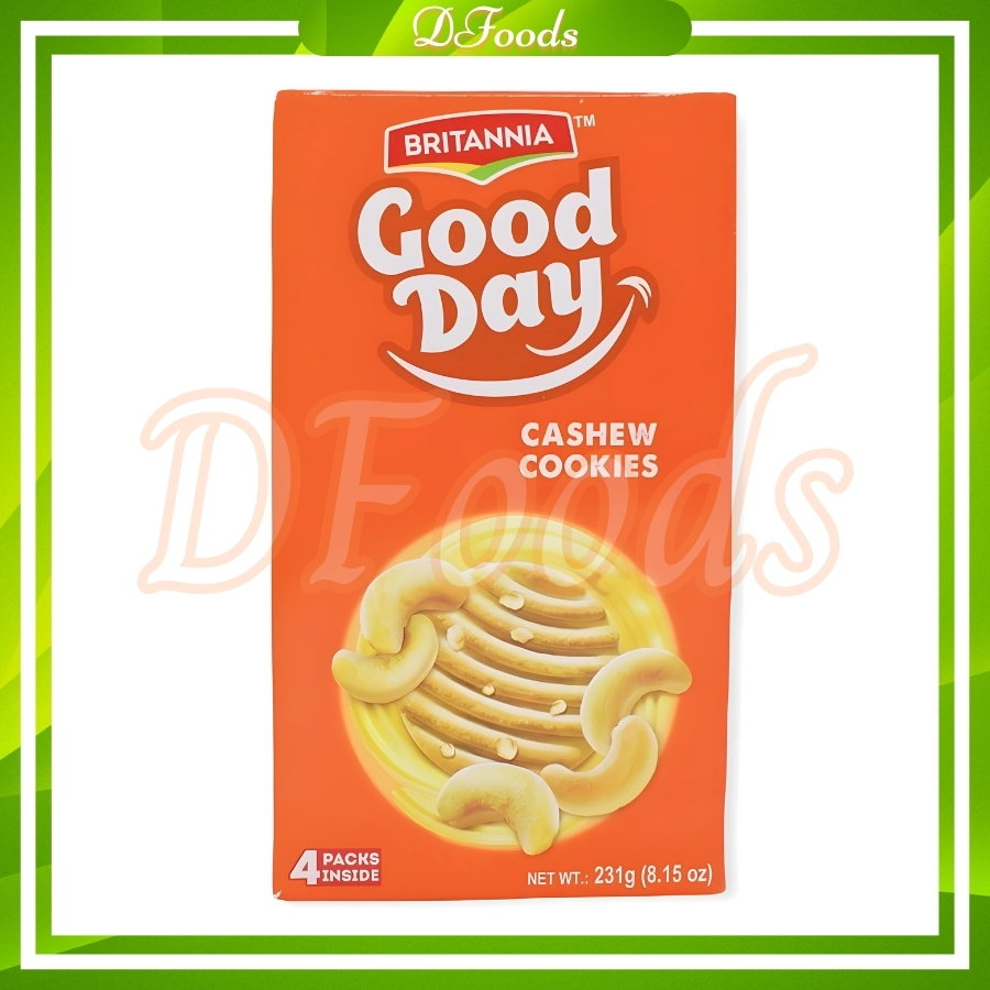 Bánh quy hạt điều Britannia Good Day Cashew Cookies, Bánh Mì Khô