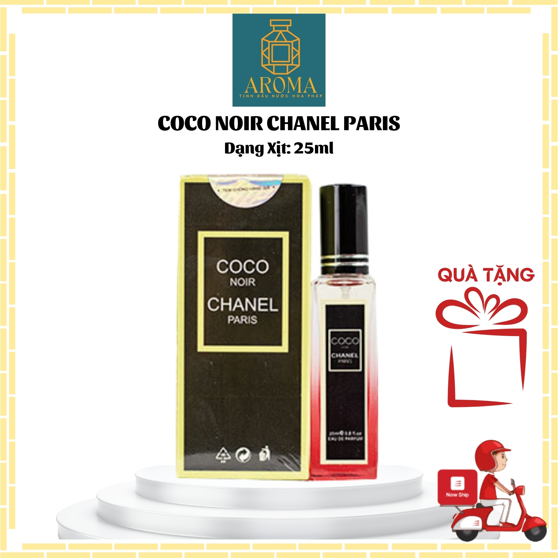 Tinh Dầu Nước Hoa Pháp Hparfum Coco Noir Chanel Paris