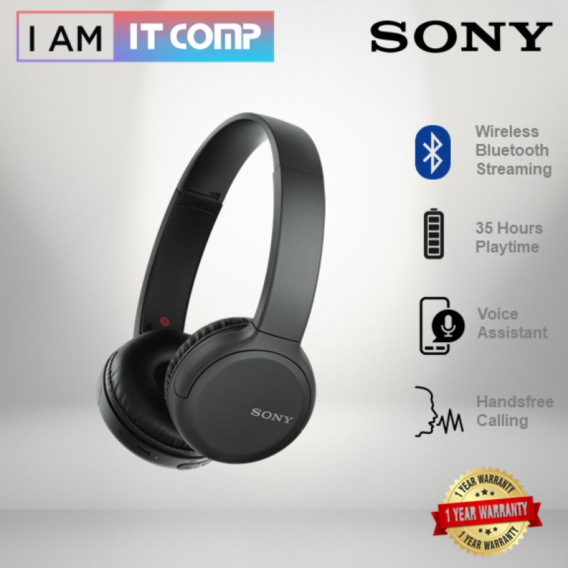 Bluetooth wh-ch510 không dây sony 5.0 & mic để gọi điện thoại
