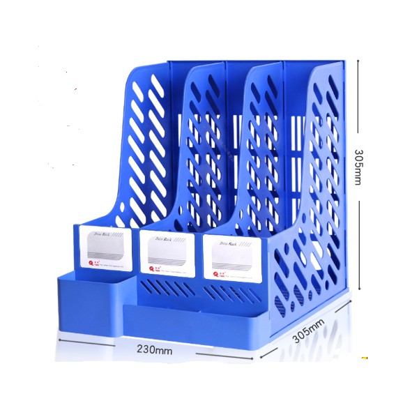 Kệ 3 ngăn kèm ống cắm bút