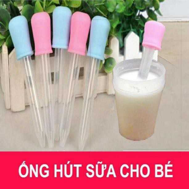 1-2 Ống bóp silicone mềm đút sữa , nước cho bé