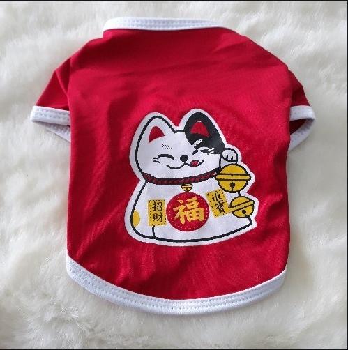 ÁO CHÓ MÈO THÚ CƯNG MÈO THẦN TÀI ĐỦ SIZE ĐƯỢC CHỌN MÀU