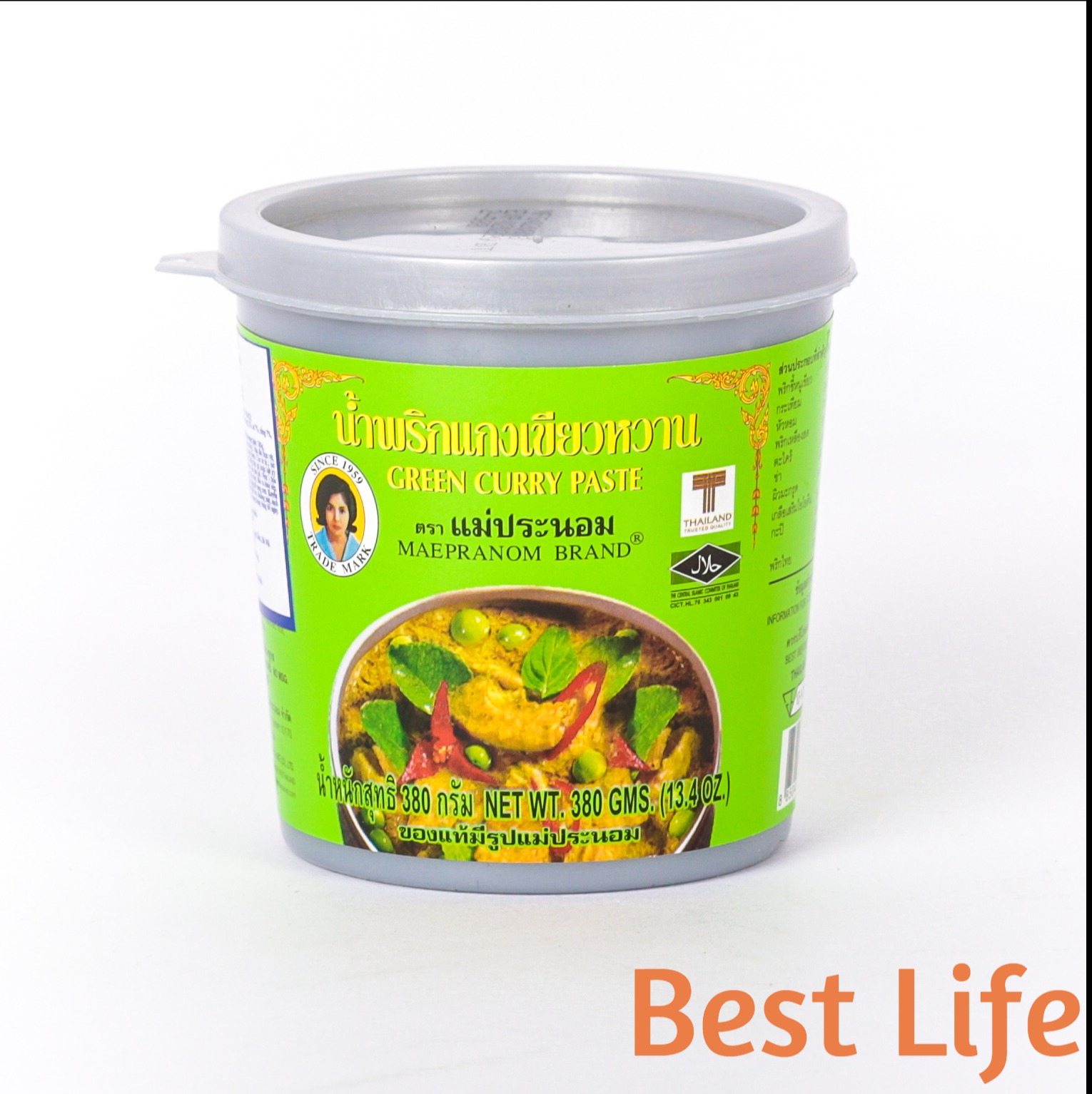 Gia vị cà ri xanh 380g nhãn hiệu Maepranom - Thái Lan