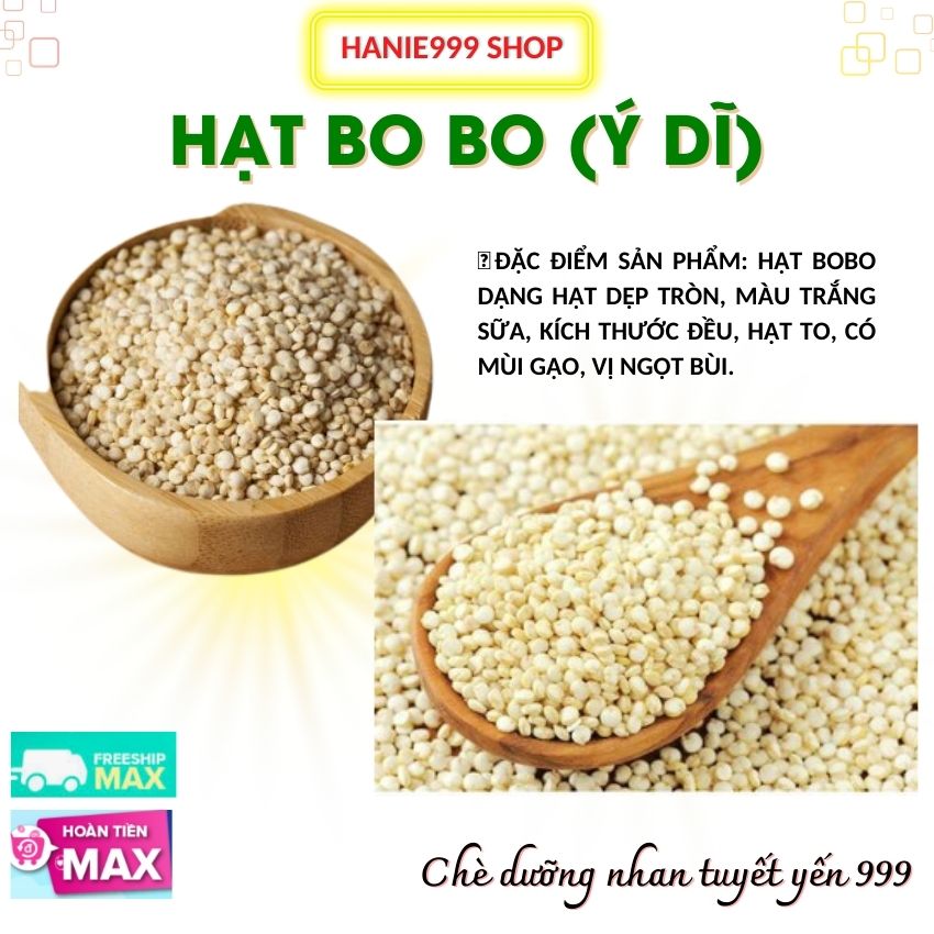 50 gr Hạt bobo (hạt ý dĩ) dẻo, thơm, bổ dưỡng- Hanie999 Shop-Hanie 999