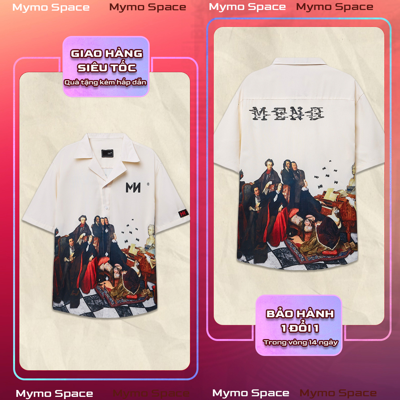 Áo Sơ Mi Nam / Nữ HỌA TIẾT CLASSIC | Sơ Mi Lụa Mềm CNK 100% | CHUẨN CAO CẤP 1:1 LOCAL BRAND l Size 40 - 100 Kg