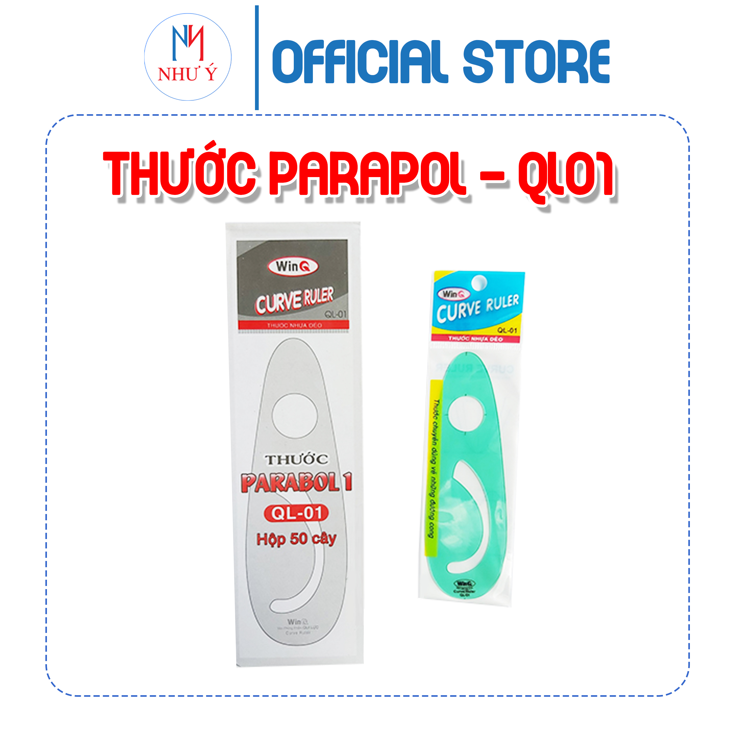 Thước parabol winq ql-01 - vpp như ý