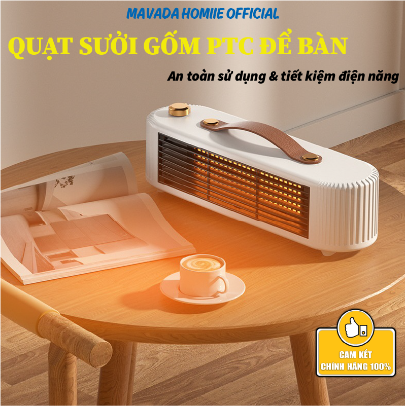 QUẠT SƯỞI GỐM PTC ĐỂ BÀN,KHÔNG GÂY KHÔ DA,KHÔNG ĐỐT CHÁY OXI TRONG PHÒNG,SỬ DỤNG LINH HOẠT,TIẾT KIỆM ĐIỆN #quatsuoigom