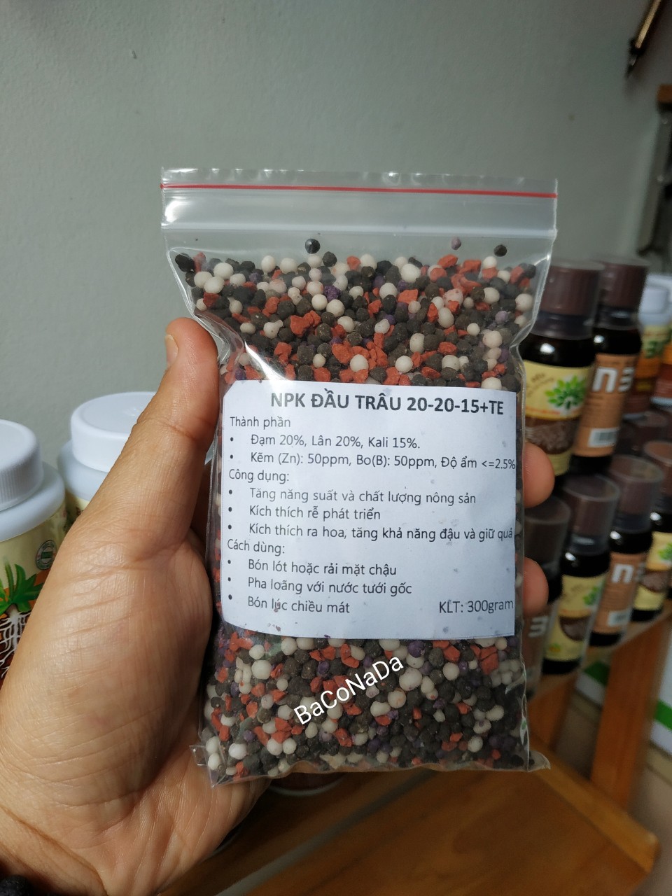 Phân npk 20-20-15 +te đầu trâu