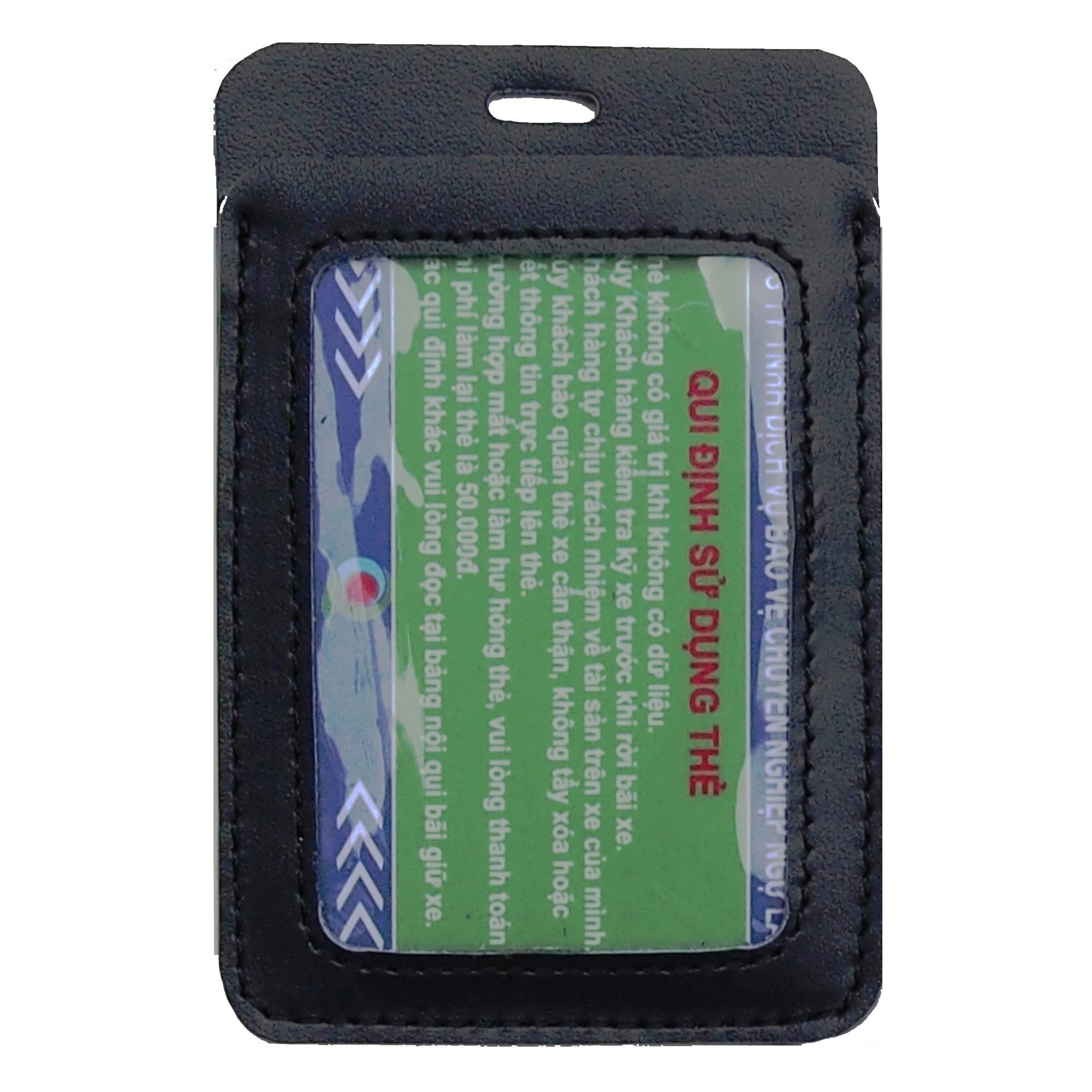 Bao da thật đựng thẻ nhân viên