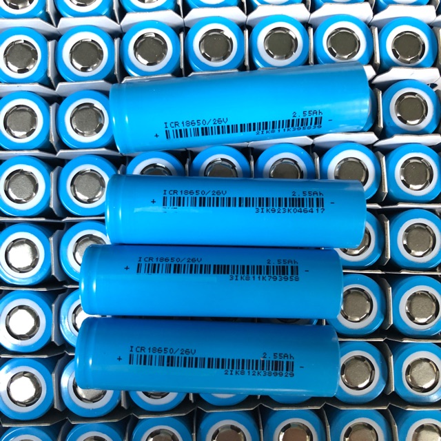 Cell pin icr 18650 2550mah