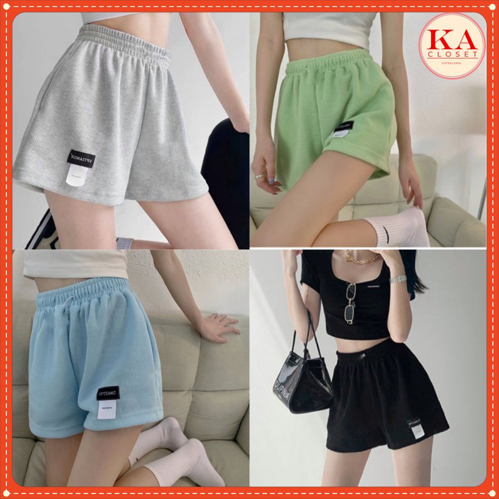 Quần đùi item ka closet siêu hot hit quần đùi hot trend vải dầy