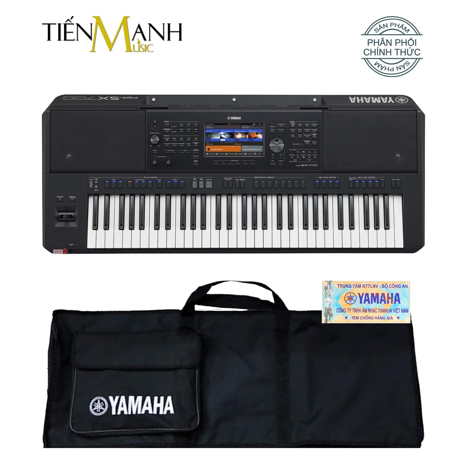 [Trả góp 0%] Đàn Organ Yamaha PSR-SX700 - Hãng phân phối chính thức (Keyboard PSR SX700 - Hàng chính hãng Có tem chống hàng giả bộ CA - Bộ Đàn Bao Nguồn)