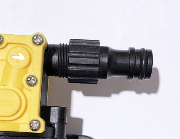 Đầu nối ren 18 ra nối nhanh 16 dùng cho máy bơm mini 12v phun sương - rửa xe