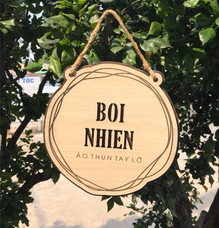 [HCM]Bảng Gỗ Khắc Tên Shop - Miễn Phí Thiết Kế Theo Yêu Cầu