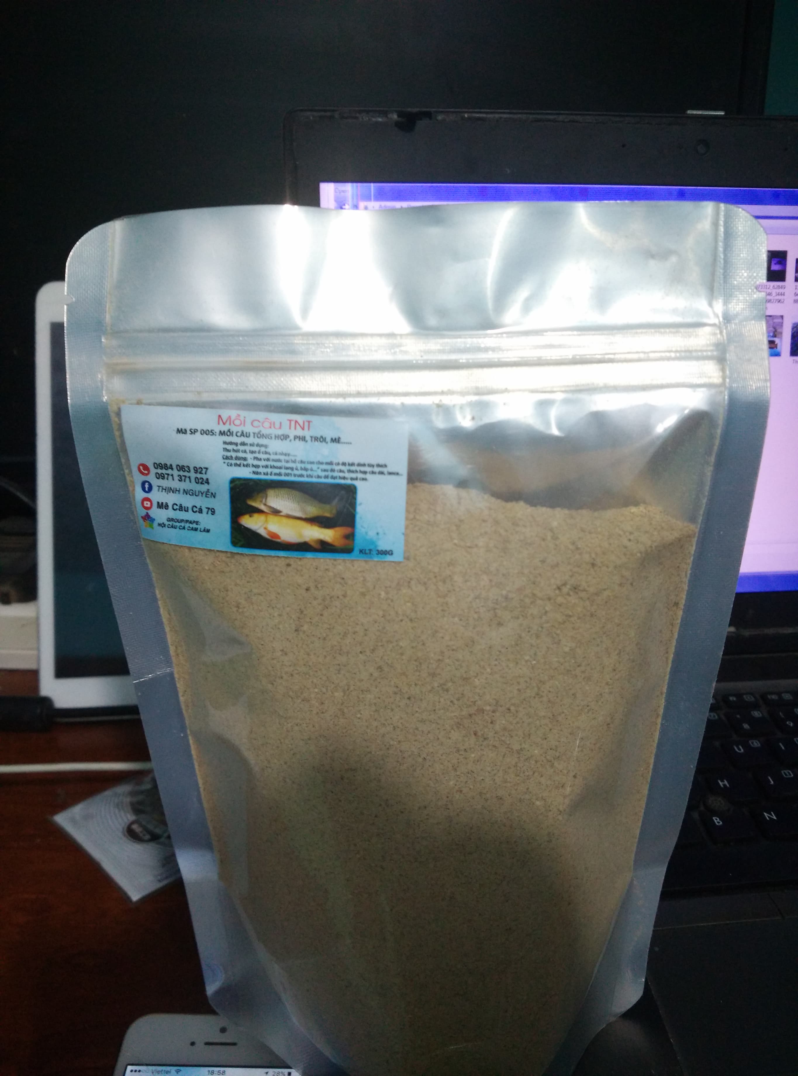 Mồi TNT tổng hợp,chuyên đánh các loại cá có vảy