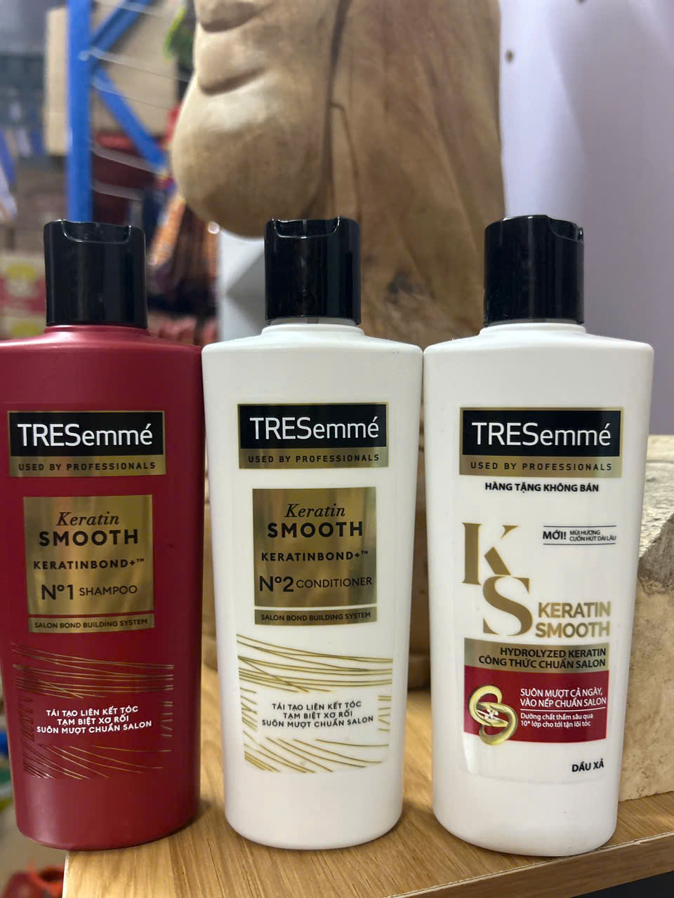 Dầu Gội Và Xả Tresemmé Keratin Smooth 140gr