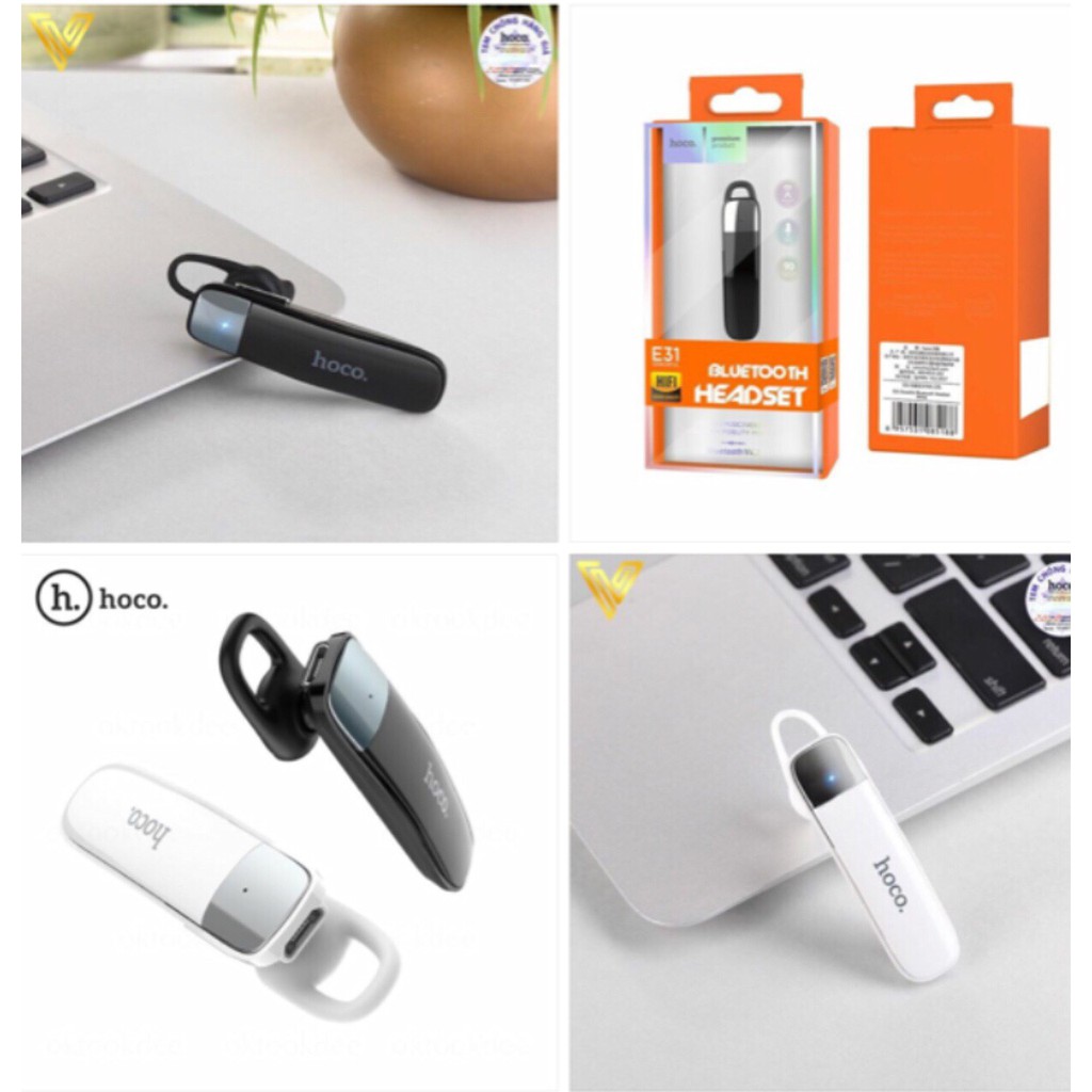 [HCM][ DEAL SẬP SÌNH ] Tai nghe không dây Bluetooth HOCO headset E31 tai nghe dòng 1 tai Tai nghe Bluetooth Graceful Wireless Hoco E31 có mic ôm tai âm thanh to rõ ràng Hàng chất lượng giá rẻ Mua ngay liền tay