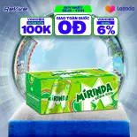 SALE 11.11-VC 12%] Thùng Nước Ngọt Giải Khát Có Gaz Mirinda Soda Kem (320ml/lon)