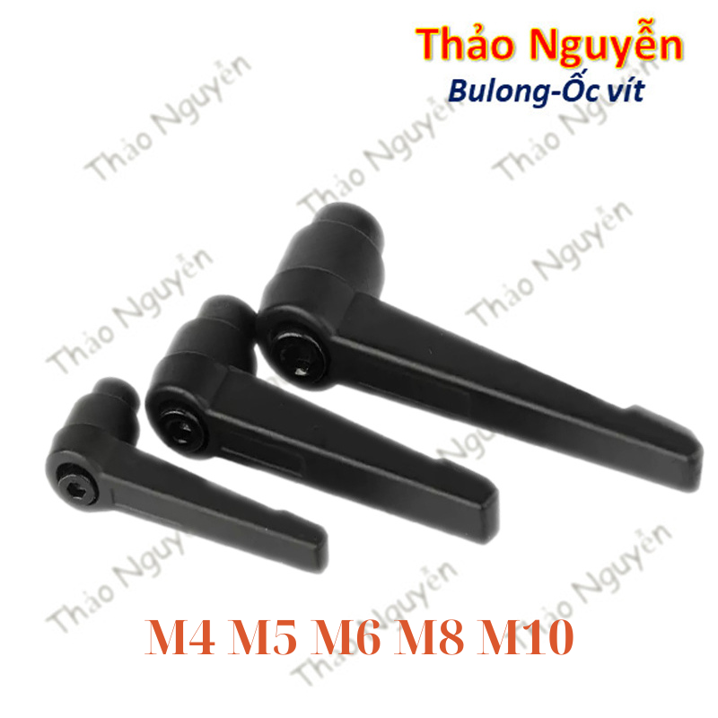 Tay siết nhanh ren trong inox 304, tay vặn ren thép size m4 m5 m6 m8 m10
